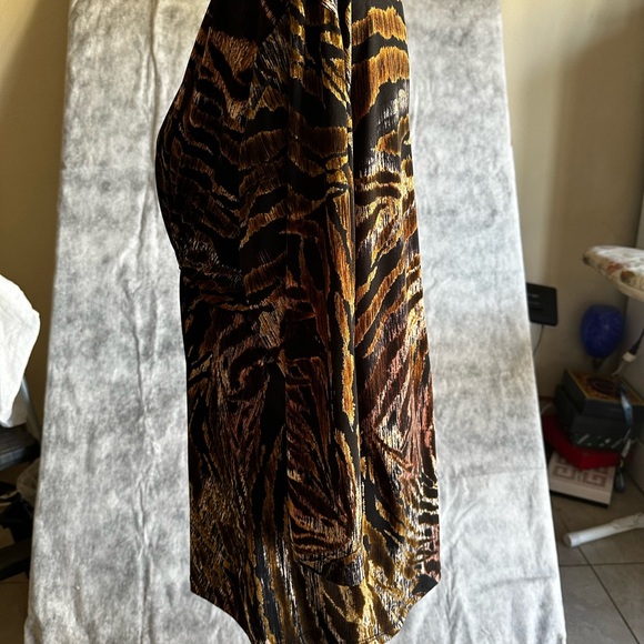 PERSEPTION WOMEN ANIMAL PRINT PULLOVER TOP BLOUSE SZ 3X - Picture 9 of 9